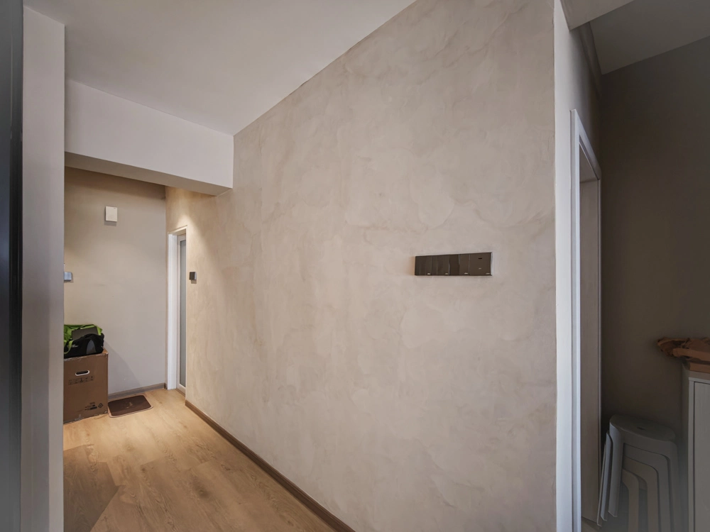 vasari texture lime paint condo walkway area wall puchong selangor
