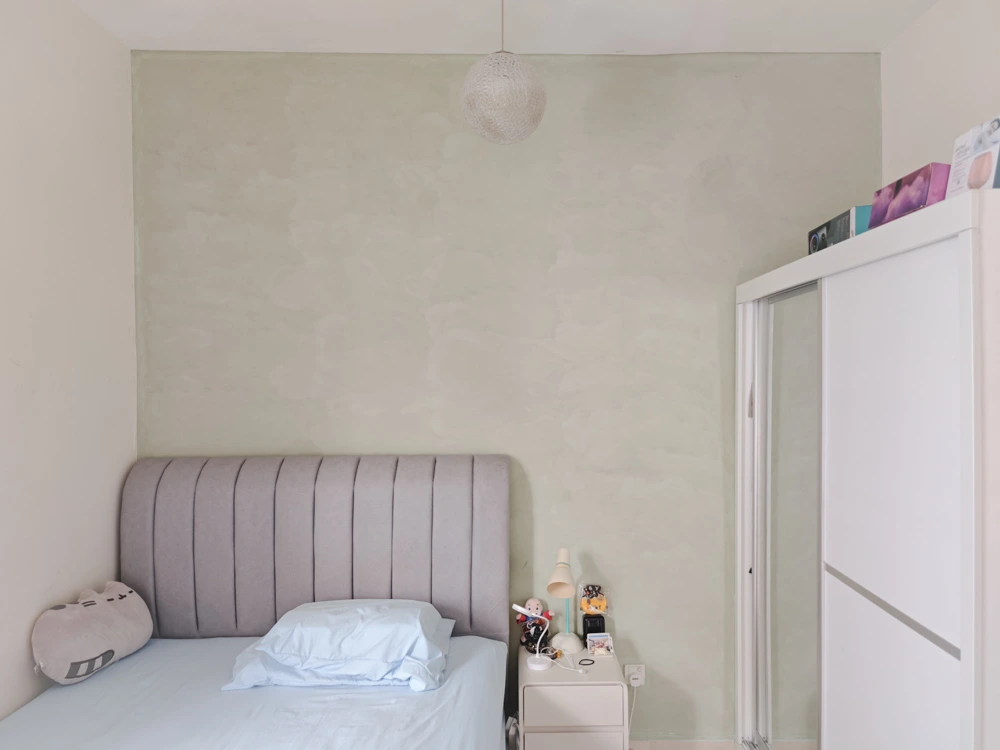 vasari texture paint landed house bedroom pontian johor